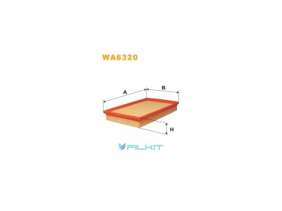 Фільтр  повітряний  WA6320  [WIX]