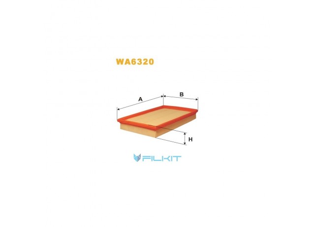 Фільтр  повітряний  WA6320  [WIX]