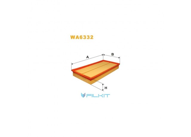Фільтр  повітряний  WA6332  [WIX]
