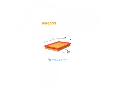 Фільтр  повітряний  WA6335  [WIX]