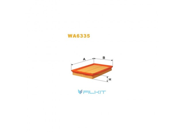 Фільтр  повітряний  WA6335  [WIX]