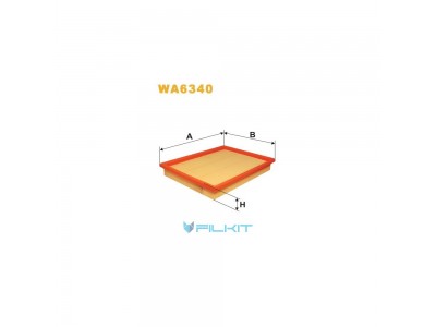 Фільтр  повітряний  WA6340  [WIX]