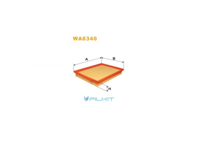 Фільтр  повітряний  WA6340  [WIX]