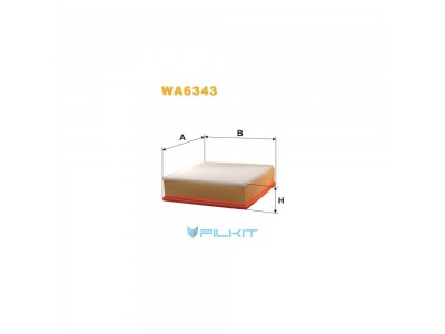 Фільтр  повітряний  WA6343  [WIX]