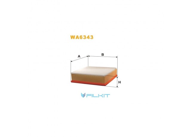 Фільтр  повітряний  WA6343  [WIX]