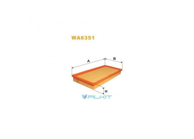 Фільтр  повітряний  WA6351  [WIX]