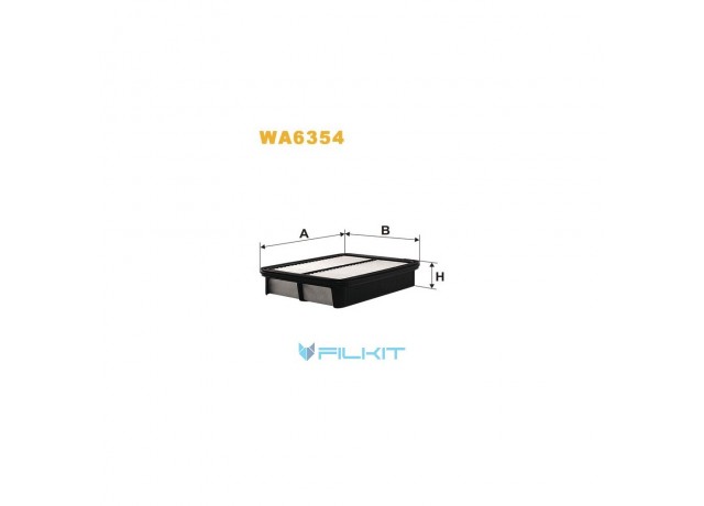 Фільтр  повітряний  WA6354  [WIX]