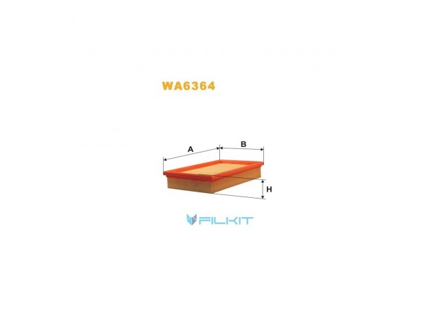 Фільтр  повітряний  WA6364  [WIX]