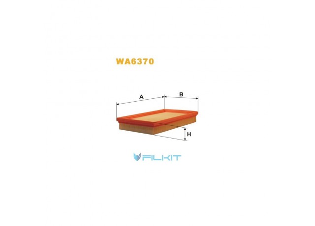 Фільтр  повітряний  WA6370  [WIX]