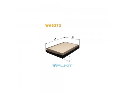 Фільтр  повітряний  WA6372  [WIX]