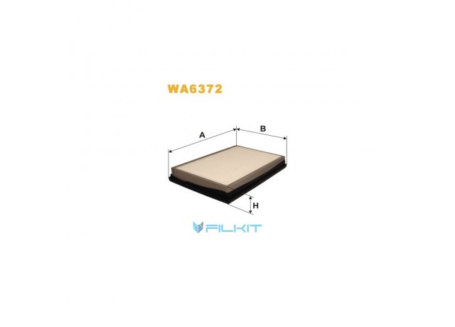Фільтр  повітряний  WA6372  [WIX]