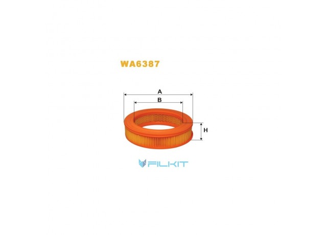 Фільтр  повітряний  WA6387  [WIX]