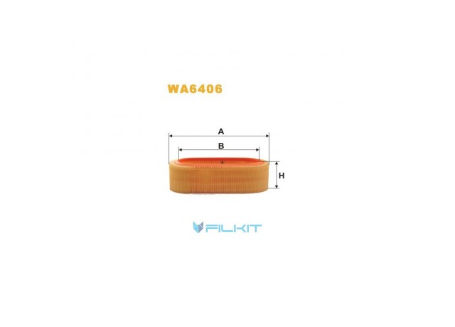 Фільтр  повітряний  WA6406  [WIX]