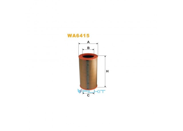 Фільтр  повітряний  WA6415  [WIX]
