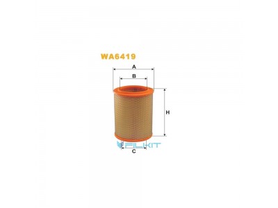 Фільтр  повітряний  WA6419  [WIX]
