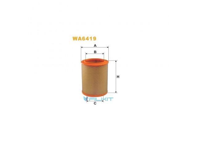 Фільтр  повітряний  WA6419  [WIX]