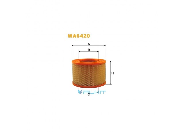 Фільтр  повітряний  WA6420  [WIX]