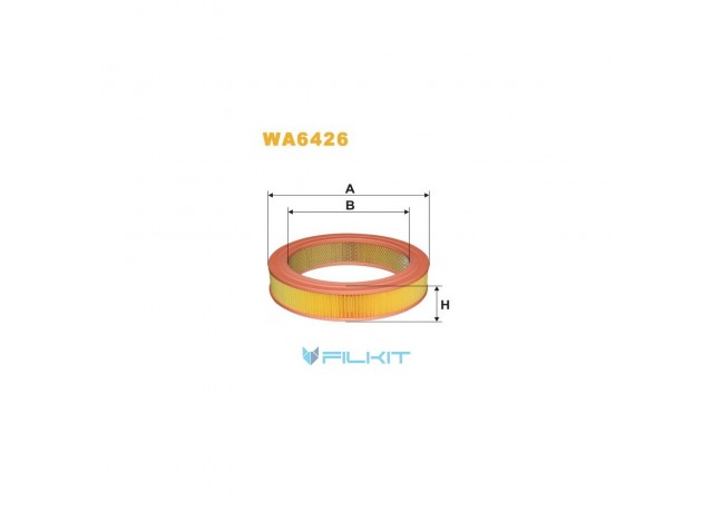 Фільтр  повітряний  WA6426  [WIX]