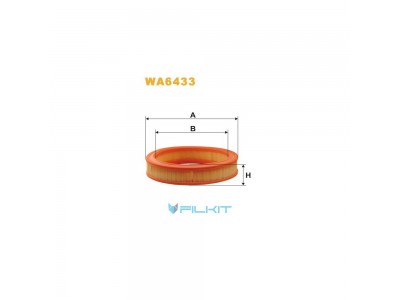 Фільтр  повітряний  WA6433  [WIX]