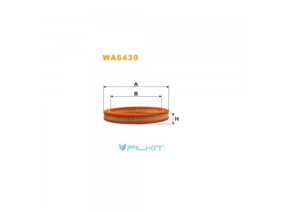 Фільтр  повітряний  WA6439  [WIX]