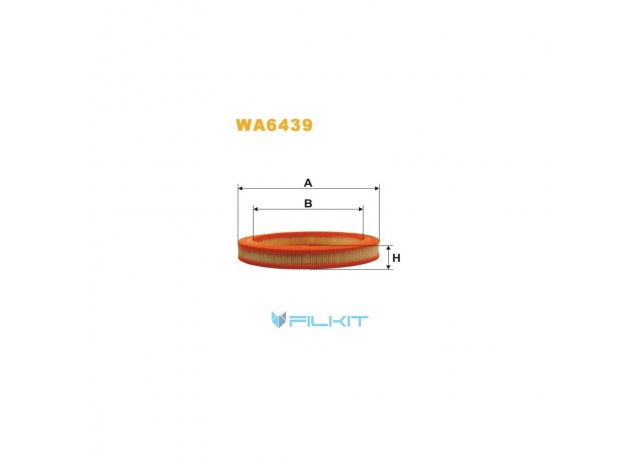 Фільтр  повітряний  WA6439  [WIX]