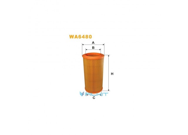 Фільтр  повітряний  WA6480  [WIX]