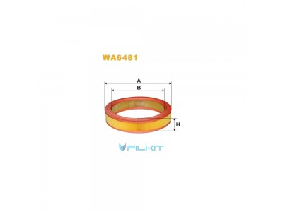 Фільтр  повітряний  WA6481  [WIX]