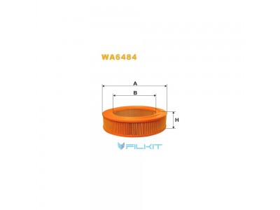 Фільтр  повітряний  WA6484  [WIX]