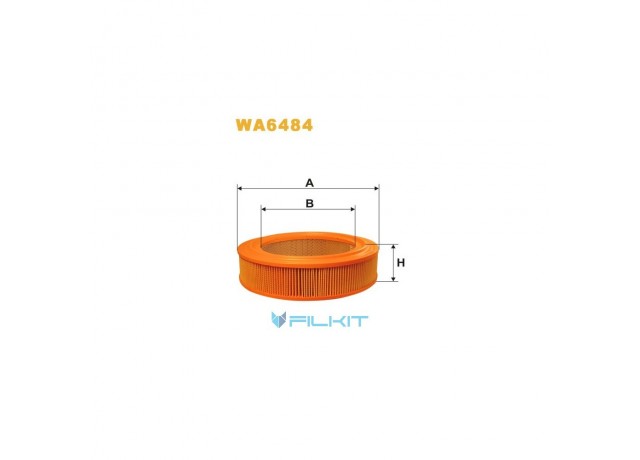 Фільтр  повітряний  WA6484  [WIX]