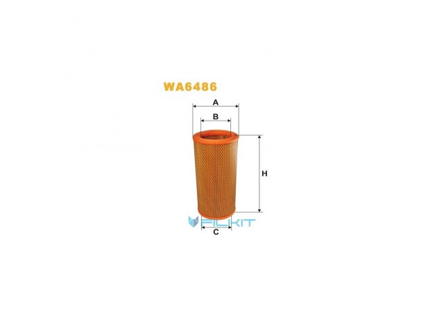 Фільтр  повітряний  WA6486  [WIX]