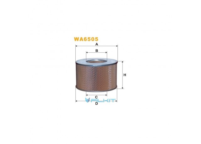 Фільтр  повітряний  WA6505  [WIX]