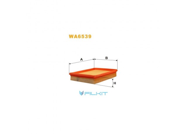 Фільтр  повітряний  WA6539  [WIX]