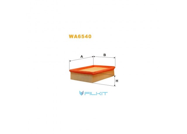 Фільтр  повітряний  WA6540  [WIX]