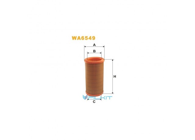 Фільтр  повітряний  WA6549  [WIX]