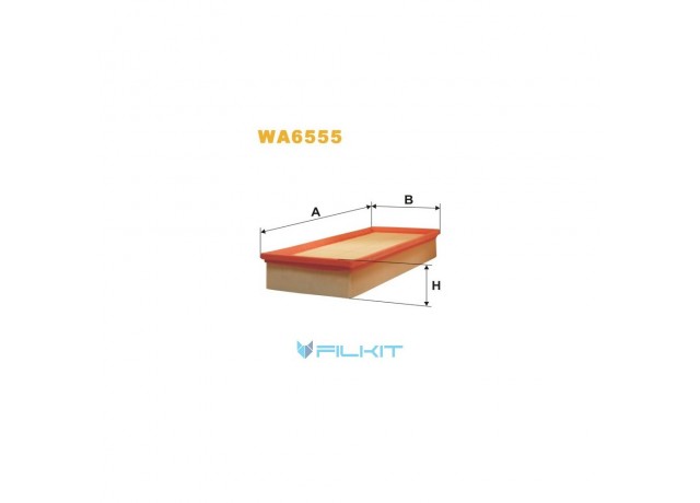Фільтр  повітряний  WA6555  [WIX]