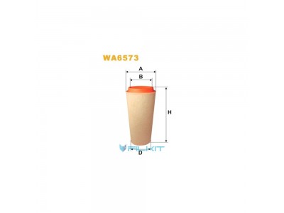 Фільтр  повітряний  WA6573  [WIX]