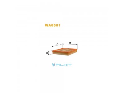 Фільтр  повітряний  WA6581  [WIX]
