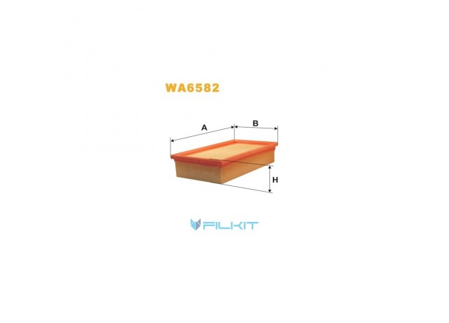 Фільтр  повітряний  WA6582  [WIX]