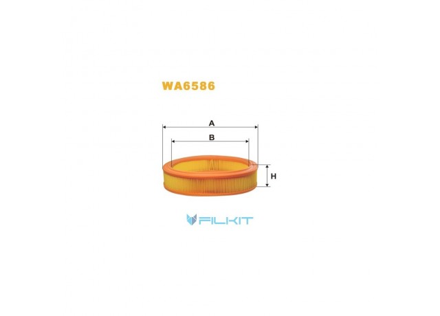 Фільтр  повітряний  WA6586  [WIX]