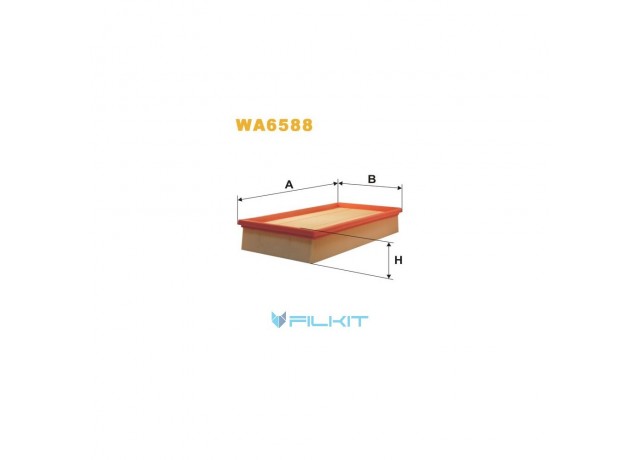 Фільтр  повітряний  WA6588  [WIX]