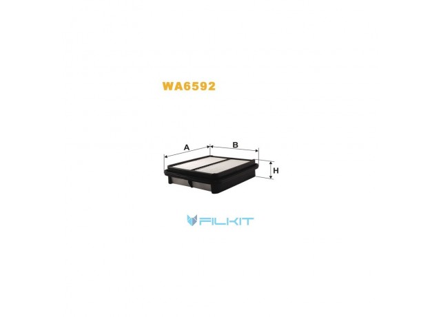 Фільтр  повітряний  WA6592  [WIX]