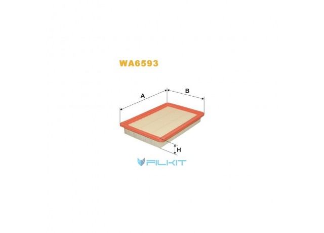 Фільтр  повітряний  WA6593  [WIX]