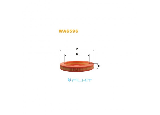 Фільтр  повітряний  WA6596  [WIX]