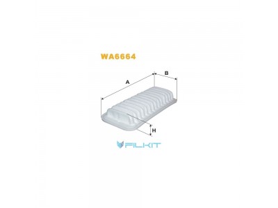 Фільтр  повітряний  WA6664  [WIX]