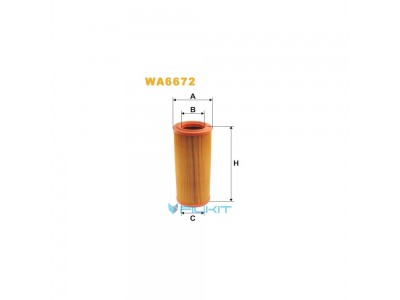 Фільтр  повітряний  WA6672  [WIX]