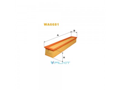 Фільтр  повітряний  WA6681  [WIX]