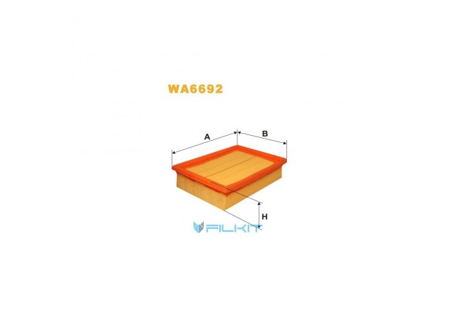 Фільтр  повітряний  WA6692  [WIX]