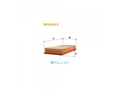 Фільтр  повітряний  WA6693  [WIX]