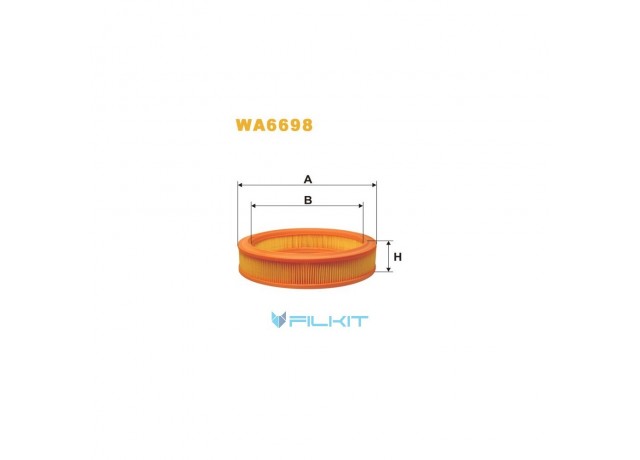Фільтр  повітряний  WA6698  [WIX]