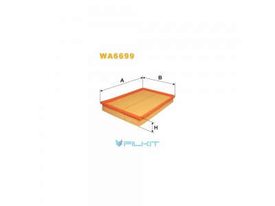 Фільтр  повітряний  WA6699  [WIX]